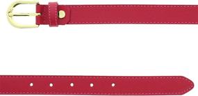 img 1 attached to 👗 FASHIONGEN Melanie: High-Quality Italian Leather Belt for Women, Premium Durability