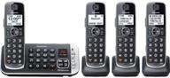 📞 enhance communication with the renewed panasonic kx-tge674b expandable cordless phone system — black logo
