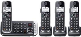 img 3 attached to 📞 Enhance Communication with the Renewed Panasonic KX-TGE674B Expandable Cordless Phone System — Black