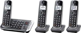 img 2 attached to 📞 Enhance Communication with the Renewed Panasonic KX-TGE674B Expandable Cordless Phone System — Black