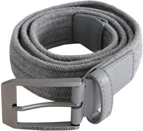 img 3 attached to 👔 Ultimate Stylish Support: Under Armour Men's Braided Steel Belts - The Perfect Men's Accessories!
