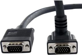 img 3 attached to 🔌 StarTech.com MXT101MMHD15 Коаксиальный кабель VGA монитора, 15 футов - высокое разрешение, угол под 90° вниз, HD15 M/M (черный)
