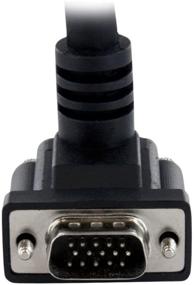 img 1 attached to 🔌 StarTech.com MXT101MMHD15 Коаксиальный кабель VGA монитора, 15 футов - высокое разрешение, угол под 90° вниз, HD15 M/M (черный)