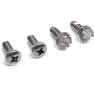 🔩 stainless steel license plate screws for hyundai and kia models by hpp logo