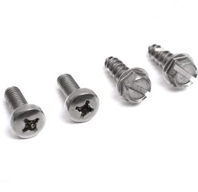 img 4 attached to 🔩 Stainless Steel License Plate Screws for Hyundai and KIA Models by HPP