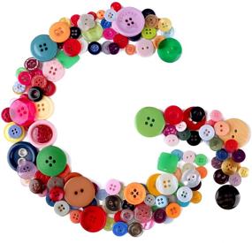 img 3 attached to 1500 pcs Round Resin Buttons in Assorted Sizes, Mixed Color for Crafts, Sewing, DIY, Button Painting, Handmade Ornament Buttons - 2 Holes and 4 Holes