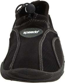 img 3 attached to Speedo Surfwalker Extreme Water Shoe - Perfect Fit for Active Little Swimmers, Size 13-1 US M, Black