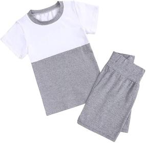 img 4 attached to 👕 Comfortable Pullover Outfits: Boys' Little Sleeve Sweatshirts for Stylish Clothing