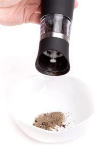 img 2 attached to Enhanced Ozeri Graviti Pro Electric Pepper Mill and Grinder