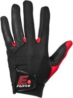 enhanced e-force black/red weapon racquetball glove логотип