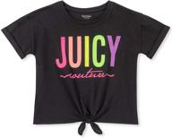 👚 stylish juicy couture girls' clothing: oatmeal fashion tops, tees & blouses for little fashionistas logo