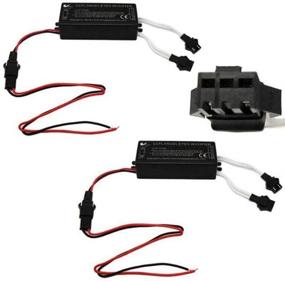 img 3 attached to IJDMTOY Pair Replacement Dual-Connector CCFL Inverters: Upgrade Your CCFL Cold Cathode Fluorescent Lamp Headlight Halo Angel Eyes Kit!