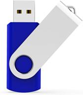 💙 raoyi 50pcs 4g 4gb usb flash drive - affordable bulk storage solution with swivel design - blue logo