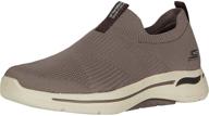 skechers fit stretchfit athletic walking charcoal logo