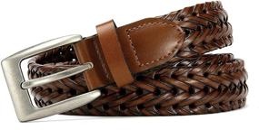 img 1 attached to 👔 CHAOREN Braided Leather Belts: Essential Casual Men's Belt Accessories