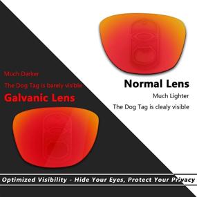 img 1 attached to Galvanic Polarized Replacement Lenses Oakley Men's Accessories for Sunglasses & Eyewear Accessories