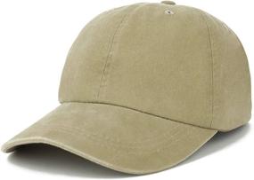 img 4 attached to 🧢 Stylish Oversized XXL Pigment Dyed Cotton Baseball Cap from Trendy Apparel Shop