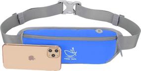 img 1 attached to 🏃 vimapo Slim Running Belt - Lightweight Bounce-Free Waist Pouch for Fitness & Workouts - Sport Waist Pack for Men & Women