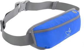 img 3 attached to 🏃 vimapo Slim Running Belt - Lightweight Bounce-Free Waist Pouch for Fitness & Workouts - Sport Waist Pack for Men & Women