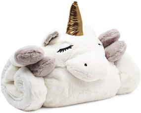 img 1 attached to Frolics Sleeping Assorted Animals Unicorn Bedding