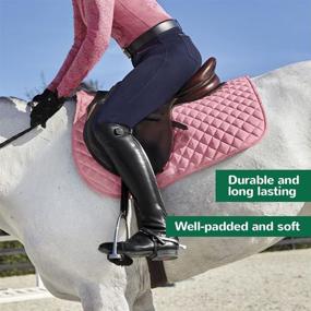 img 1 attached to 🐴 Quilted All-Purpose Saddle Pad by Dover Saddlery