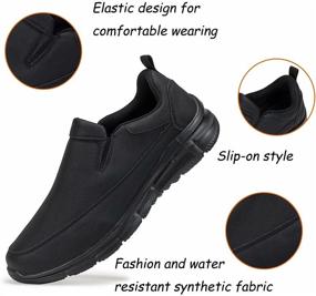 img 3 attached to 👞 AGTCARE Resistant Synthetic Men's Shoes - Enhanced Walking Comfort