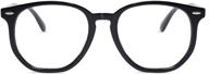 👓 sojos hexagonal polygon blue light blocking computer glasses tr90 eyeglasses sj5078 - demons logo