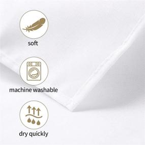 img 2 attached to 🍽️ 25-Pack Polyester Cloth Napkins by Ascoza