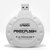📷 high-speed pixelflash cfast 2.0 card reader - usb 3.0 sata iii 500mb/s writer for leica ursa alexa mini canon phase one and more - white logo