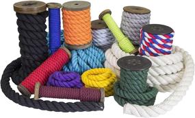 img 1 attached to FMS Natural Colored Cotton Rope