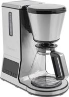 ☕️ кофеварка cuisinart pureprecision cpo-800p1 для заваривания кофе в ручном режиме на 8 чашек - серебристая логотип