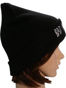 img 2 attached to Winter Skull Beanie Black Women