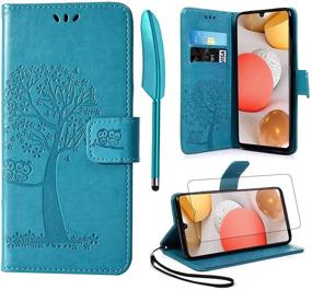 img 4 attached to 📱 Mavis's Diary Flip Case for Galaxy A42 5G - Styluses, Tempered Glass & More!