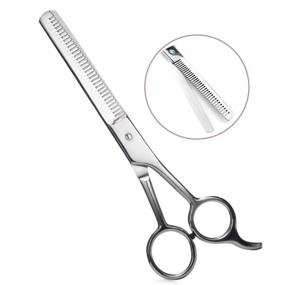 img 4 attached to 💇 Guzel Beauty Hair Thinning Scissors - Hair Thinning Shears - Hair Texturizing Scissors - Barber Scissors - Salon Barber Scissors Crafted with High Carbon Stainless Steel