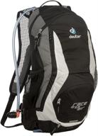 🎒 deuter race exp air backpack: ideal for hiking, biking, hunting, off-roading, and motorcycling - includes 3l reservoir logo