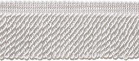 img 1 attached to 🎀 DÉCOPRO White Bullion Fringe - Affordable & Valuable Décor Enhancement