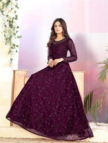 img 1 attached to Latest Party Anarkali Salwar Wedding Women's Clothing