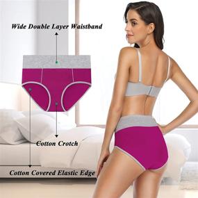 img 3 attached to Womens Waisted Underwear Panties Multipack Women's Clothing in Lingerie, Sleep & Lounge