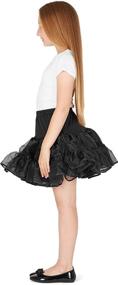 img 2 attached to 👗 Stylish & Twirl-Ready: BlackButterfly Kids Organza Petticoat Skirt