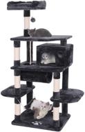 bewishome cat tree condo furniture: ultimate kitten activity tower with scratching posts, perch, hammock, and tunnel - mmj02 logo