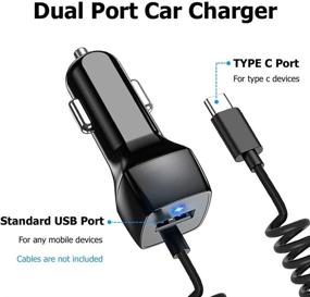 img 2 attached to 🚗 Ultra-Fast USB C Car Charger: Samsung Galaxy S10/S21, Note 10 Plus, Google Pixel XL/3a & More!
