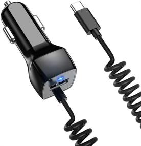 img 4 attached to 🚗 Ultra-Fast USB C Car Charger: Samsung Galaxy S10/S21, Note 10 Plus, Google Pixel XL/3a & More!
