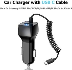 img 3 attached to 🚗 Ultra-Fast USB C Car Charger: Samsung Galaxy S10/S21, Note 10 Plus, Google Pixel XL/3a & More!