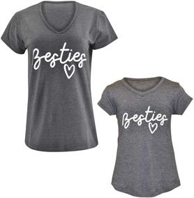 img 4 attached to 💕 Exclusive Valentine's Day Matching Shirts for Baby Girls: Tops, Tees, and Blouses