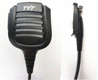 original tyt remote hand/shoulder speaker mic microphone for digital dmr dual band radio - md-2017/md-398 ip67 waterproof two way radio logo