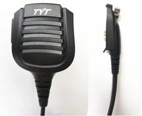 img 4 attached to Original TYT Remote Hand/Shoulder Speaker Mic Microphone for Digital DMR Dual Band Radio - MD-2017/MD-398 IP67 Waterproof Two Way Radio