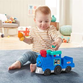 img 3 attached to 🚂 Fisher-Price Little People Animal Train: Musical Push-Along Toy for Toddlers and Preschool Kids, Ages 1-5 Years