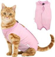 sawmong cat recovery suit with anti-licking pet surgical recovery snugly shirt – ideal after abdominal surgery for cats, as an e-collar alternative логотип