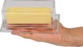 img 2 attached to 🧈 Acrylic Butter Dish Cover: A Functional Container for Storing Butter