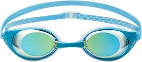 img 3 attached to AQUAREVOL Swim Goggle for Adults (94690) with Mirror Lenses - Dr.B